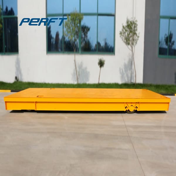 trackless transfer cart with wheel brakes 400t
